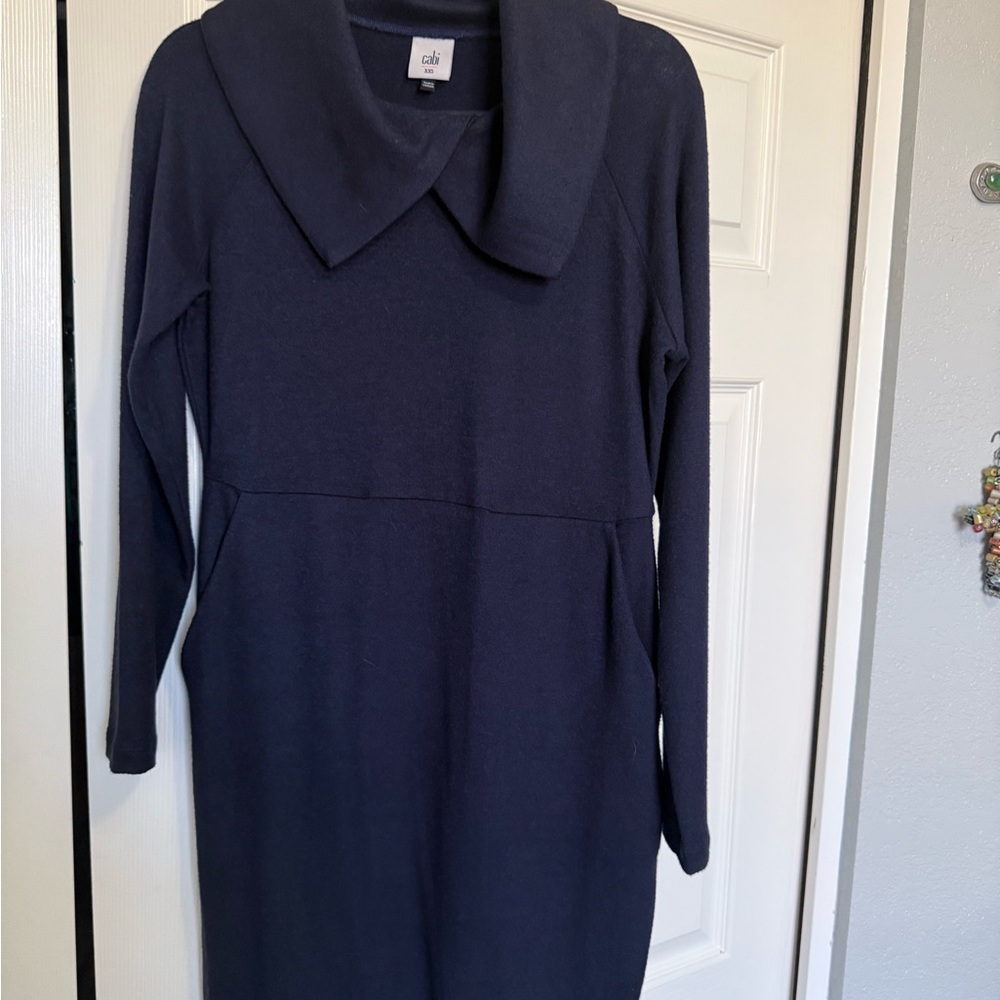 Cabi Navy Blue Women's Dress with pockets. NWOT